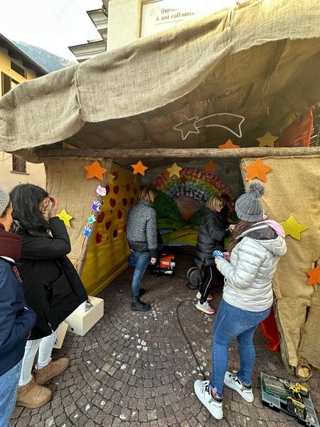 Presepe Villa di Tirano scuola infanzia "il girotondo"