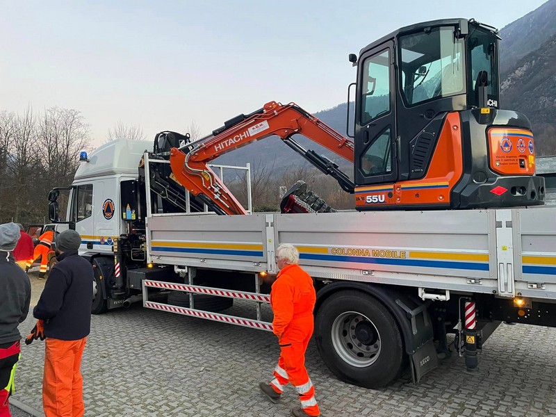 Operazione Fiumi Sicuri San Cassiano Valchiavenna