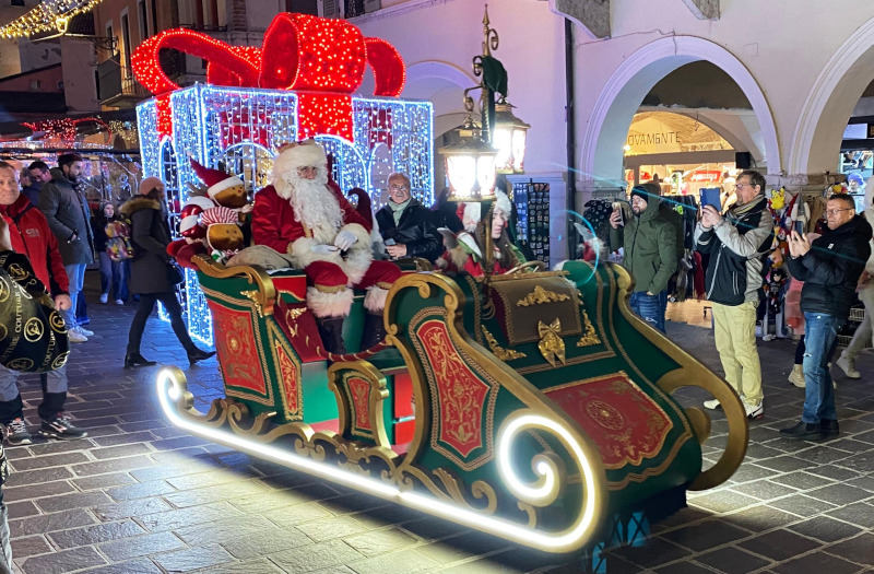 Slitta Babbo Natale Sondrio