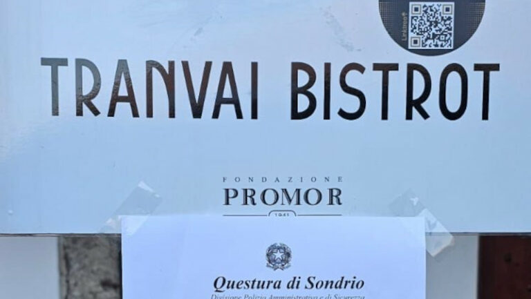 Tranvai Bistrot Morbegno chiusura