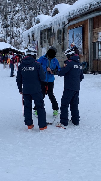 Controlli Polizia Stato piste da sci