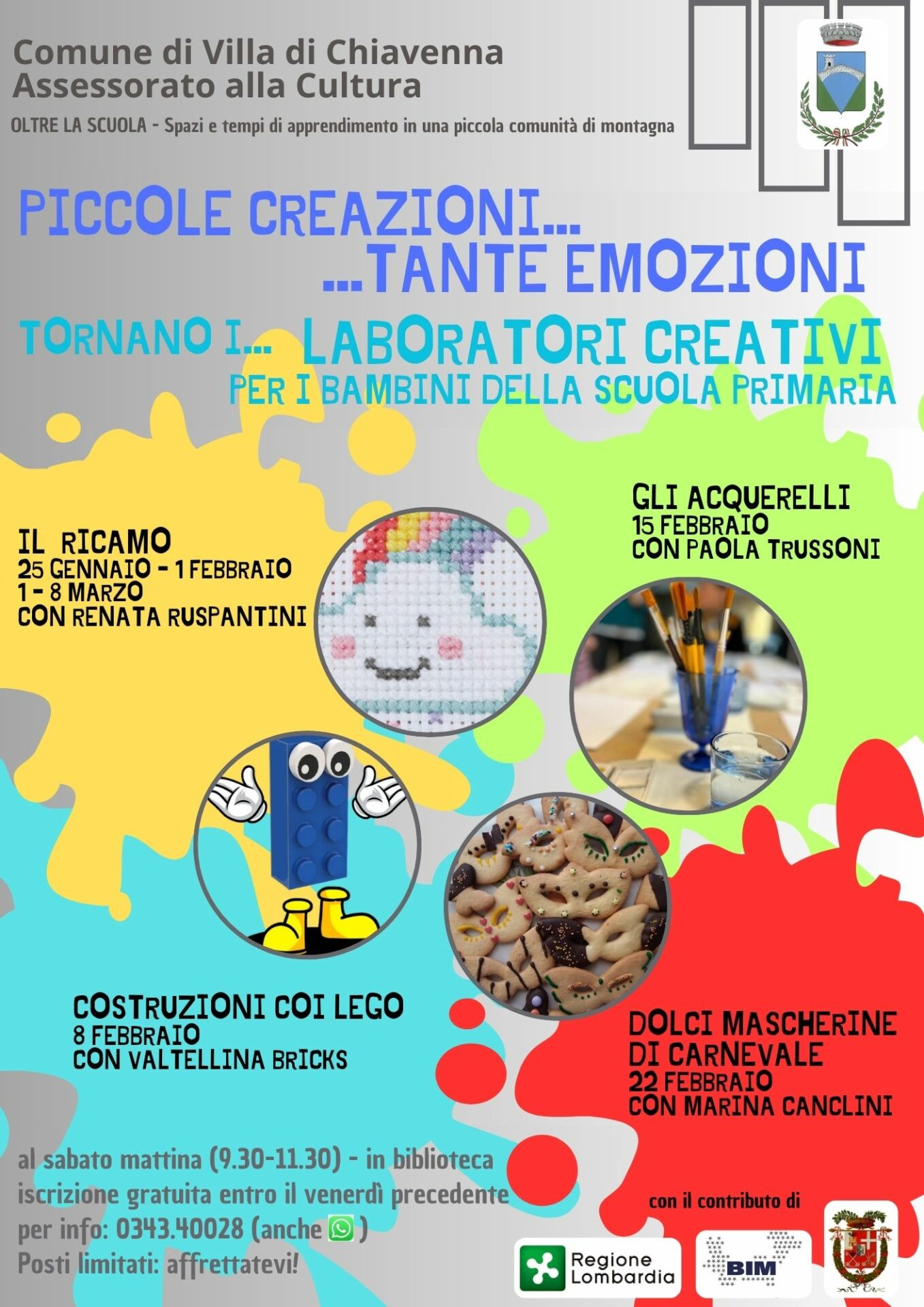 Laboratori creativi Villa di Chiavenna