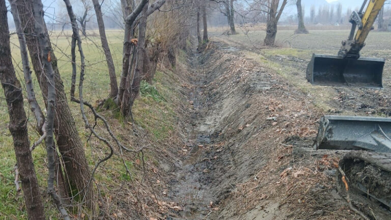 Riserva Naturale Pian di Spagna Novate Mezzola pulizia canali fossi