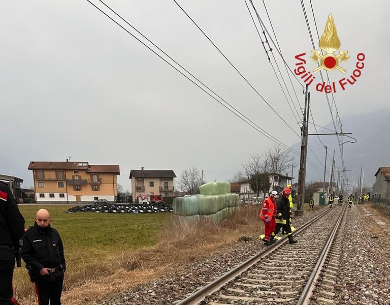 Investimento treno Piantedo Vigili del Fuoco