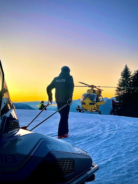 Polizia di Stato controlli piste sci sicurezza