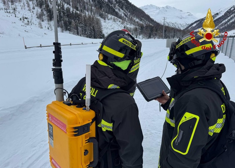Vigili del Fuoco esercitazione IMSI Catcher Livigno