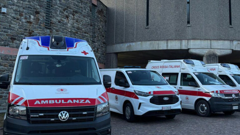 Inaugurazione ambulanza CRI Morbegno