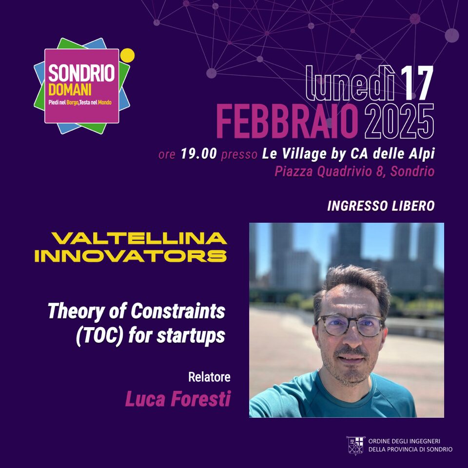 Luca Foresti startup incontro Sondrio