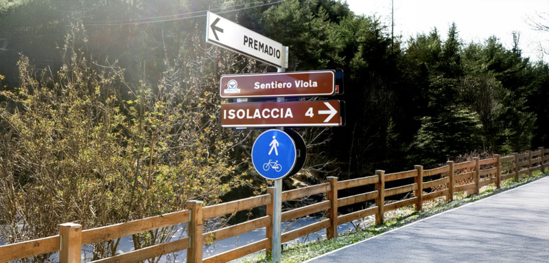 Pista ciclabile Premadio San Gallo