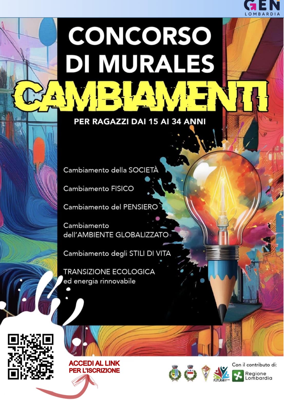 Murales "Cambiamenti" concorso Bianzone