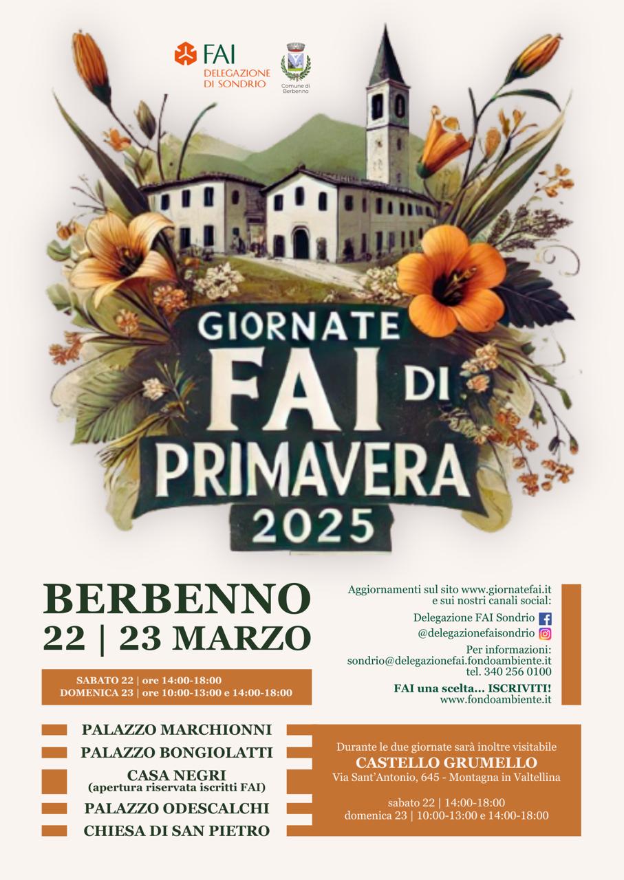 Giornate FAI Primavera Berbenno di Valtellina