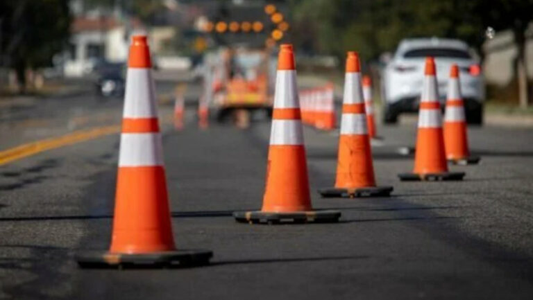 Cantiere manutenzione strada
