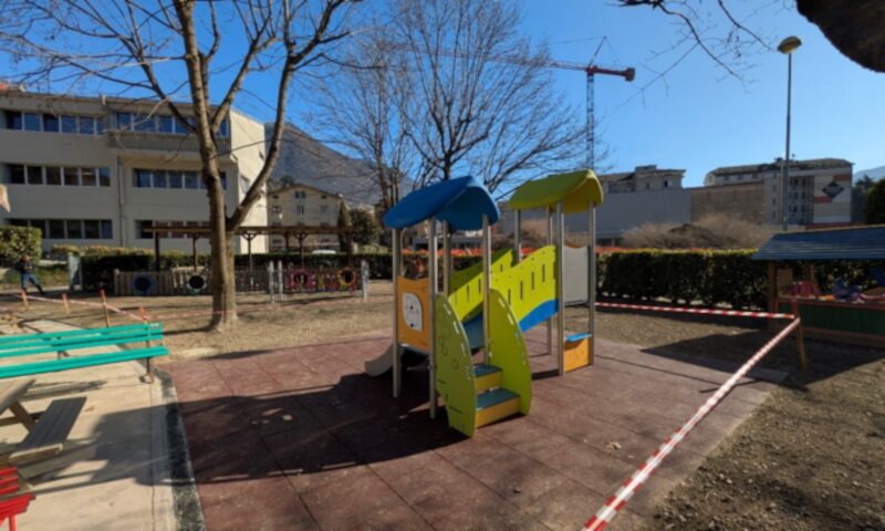 Sondrio riqualificazione giardino Scuola dell'infanzia Bruno Munari
