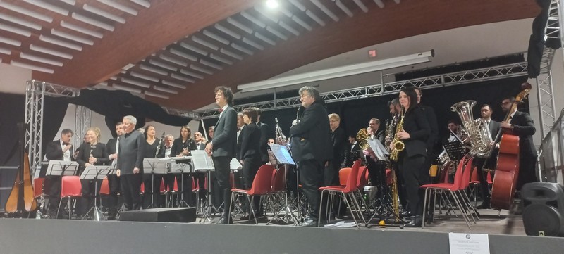 Villa di Tirano concerto Bolero Orchestra Fiati di Valtellina