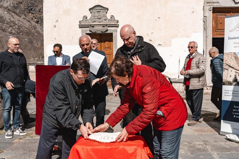 Santuario Gallivaggio San Giacomo Filippo inaugurazione lavori restauro