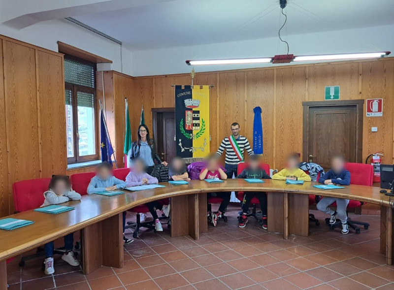 Caiolo visita alunni quinta Scuola Primaria