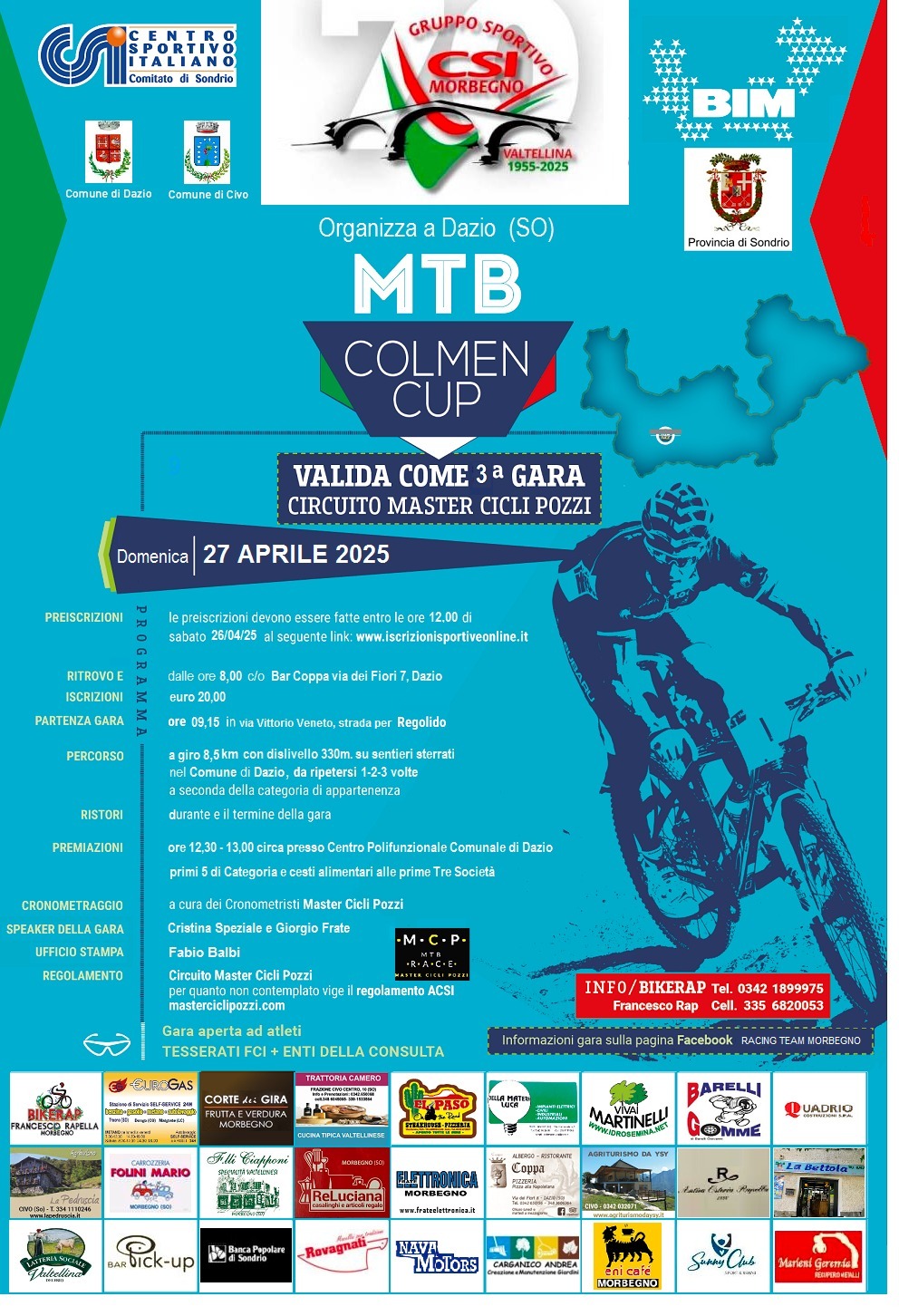 Locandina MTB Colmen Cup