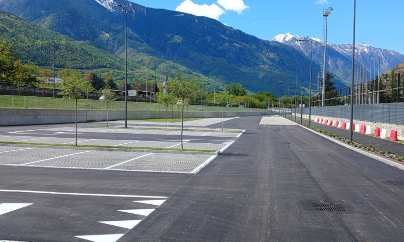 Nuovo parcheggio Castellina Sondrio