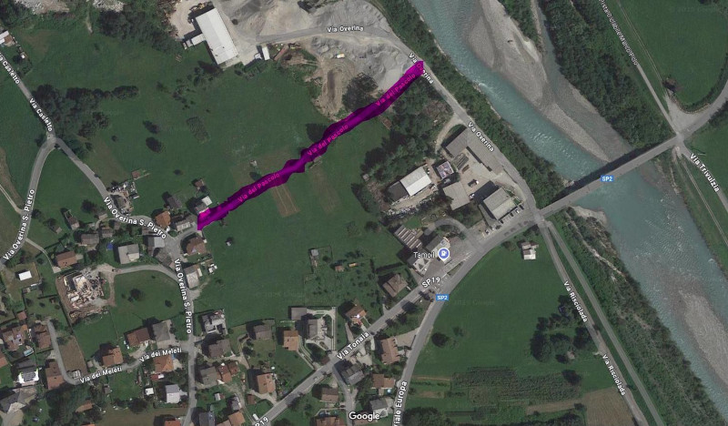Samolaco Via del Pascolo lavori