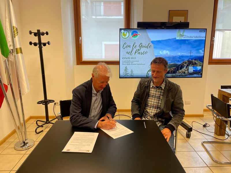 Parco Orobie Valtellinesi Collegio Guide Alpine convenzione