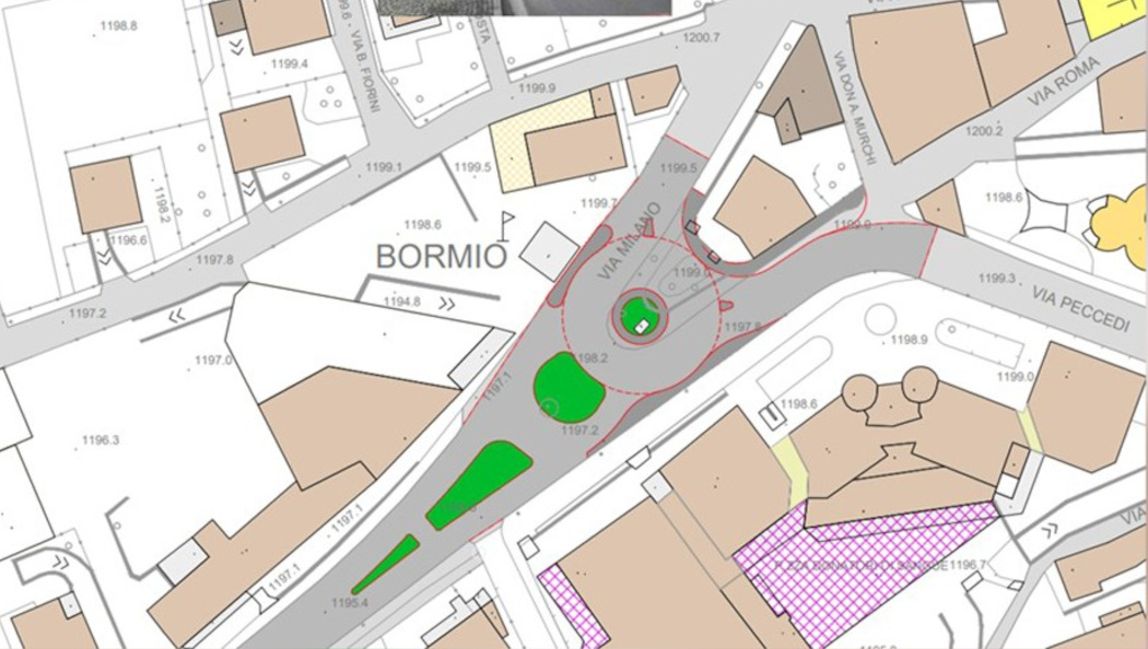 Bormio Nuova Rotatoria Rendering
