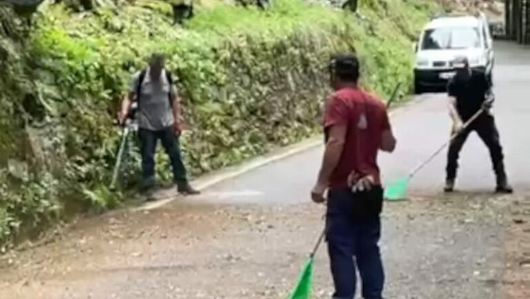 Campodolcino pulizia Strada Starleggia