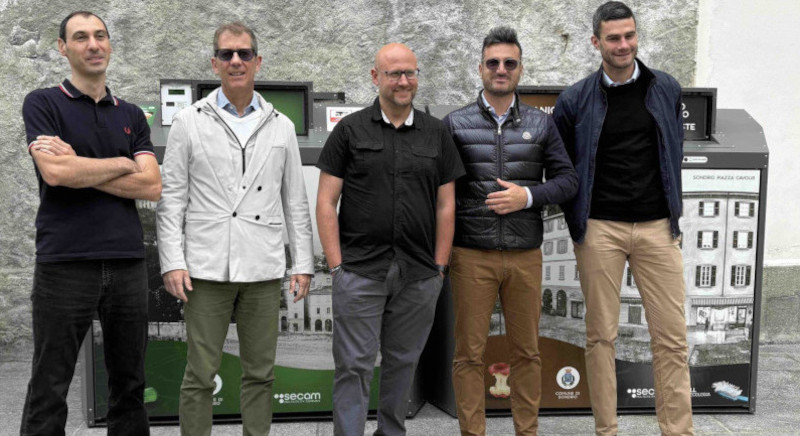 Sondrio ecoisola Piazza Cavour