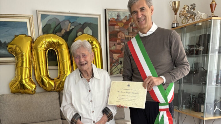 Sondrio Giuseppa Cherubini centenaria