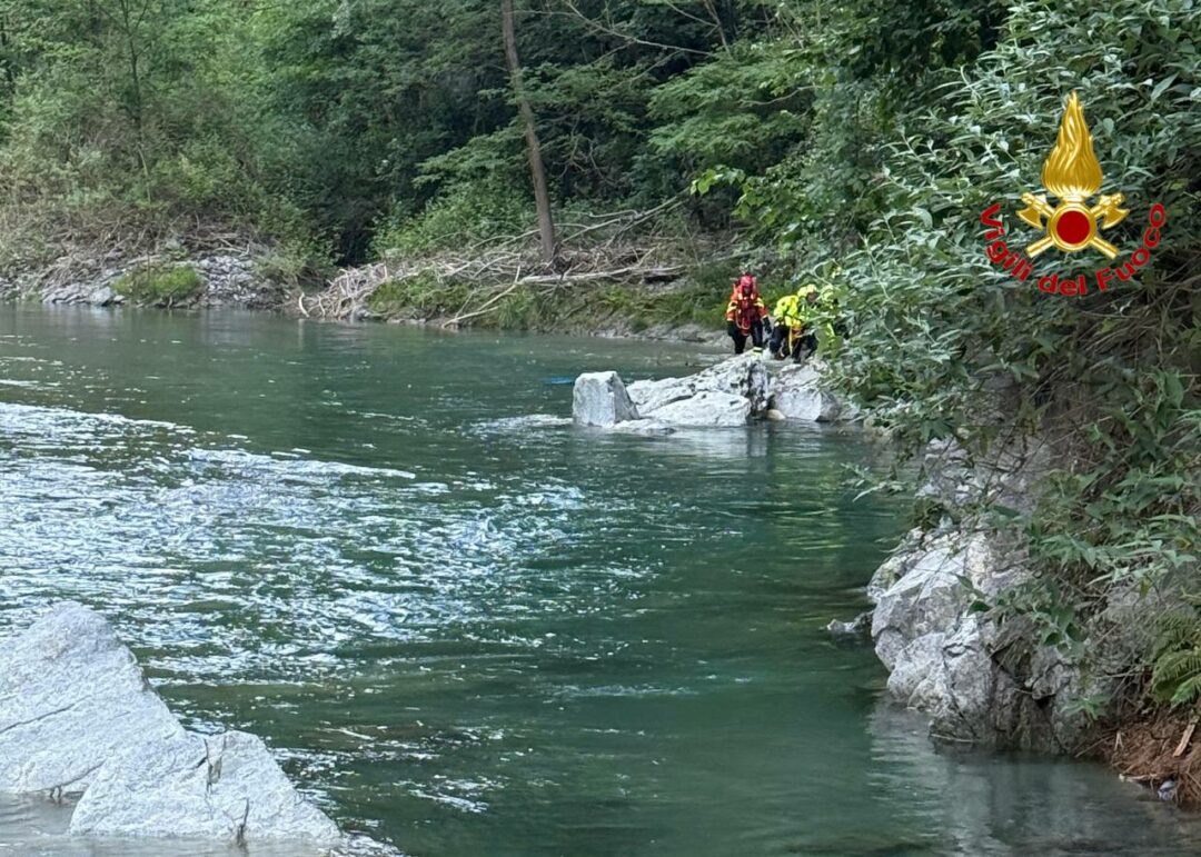 Vigili del Fuoco SAF torrente Mallero Sondrio 2025