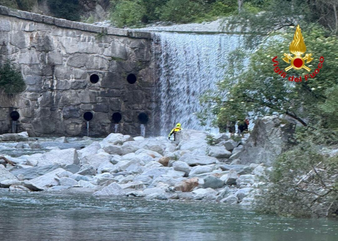 Vigili del Fuoco SAF torrente Mallero Sondrio 2025