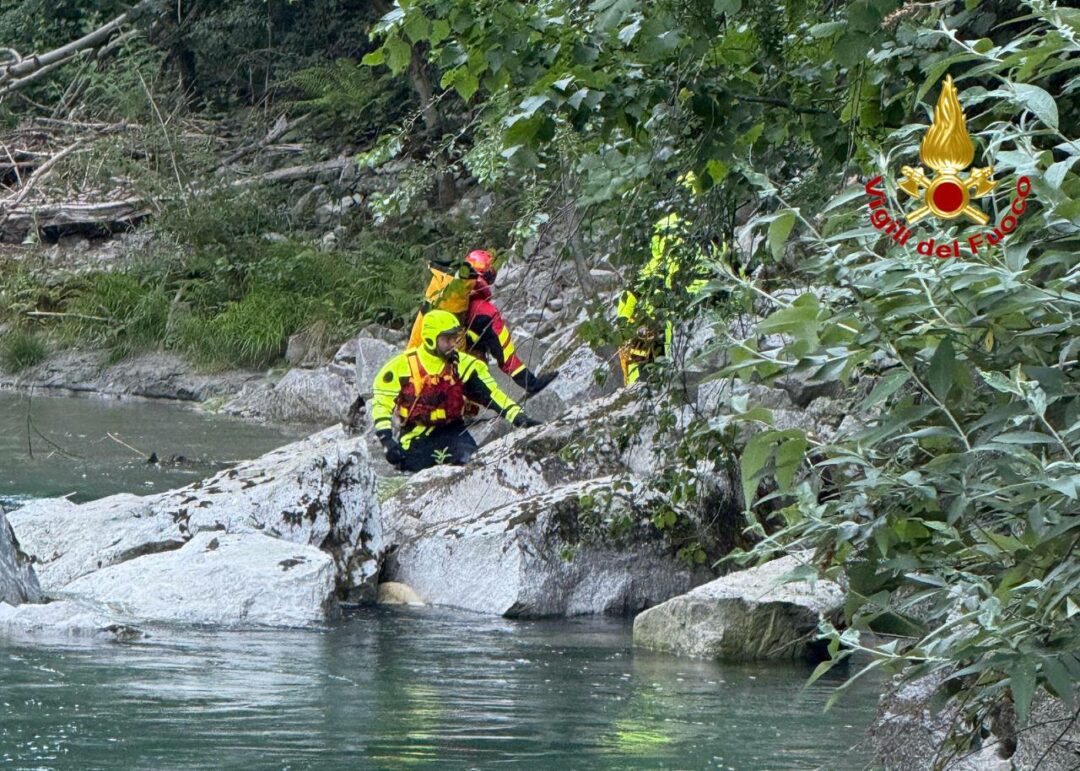Vigili del Fuoco SAF torrente Mallero Sondrio 2025