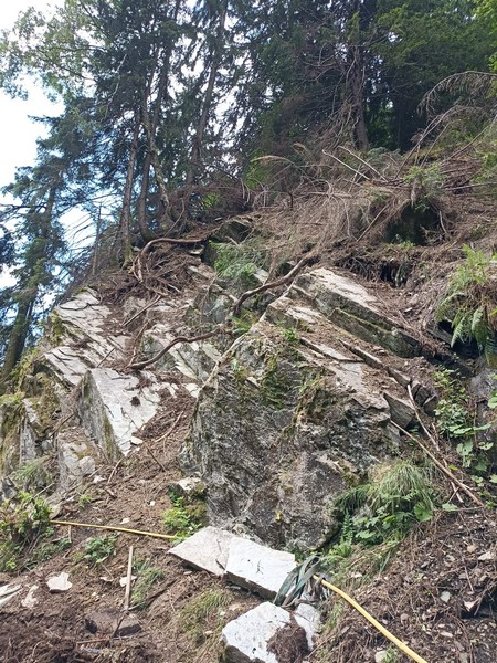 Lavori torrente Lovero Villa di Chiavenna