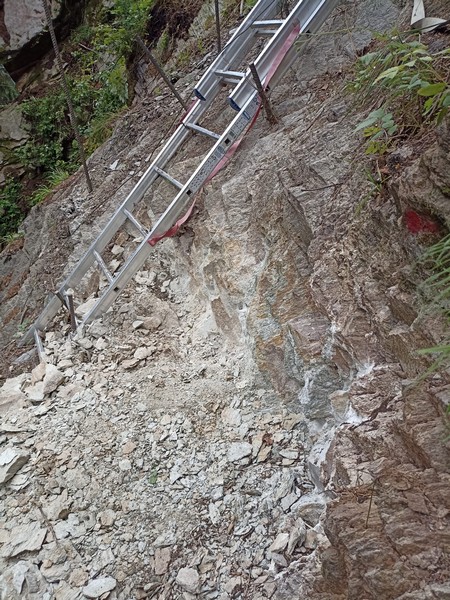 Lavori torrente Lovero Villa di Chiavenna