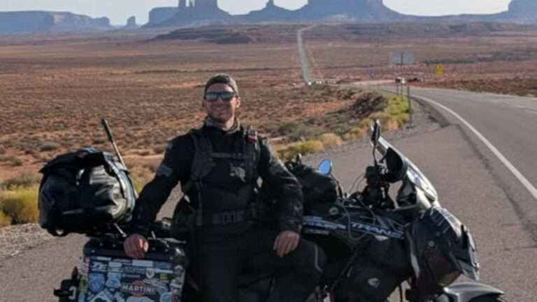 Davide Colombo viaggio in moto america