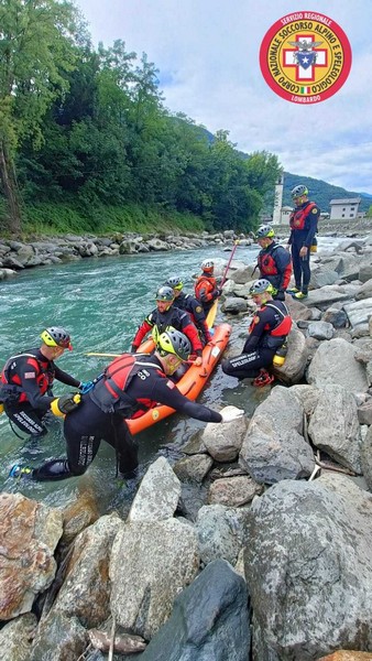 Esercitazione Caiolo Squadra forra regionale