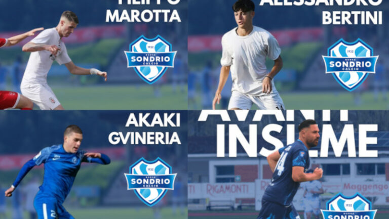 Nuova Sondrio Calcio calciomercato