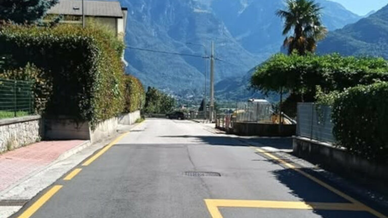 Gordona nuovo marciapiede via degli Emigranti