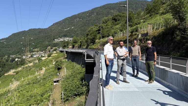 Sondrio ciclopedonale inaugurazione Ponchiera