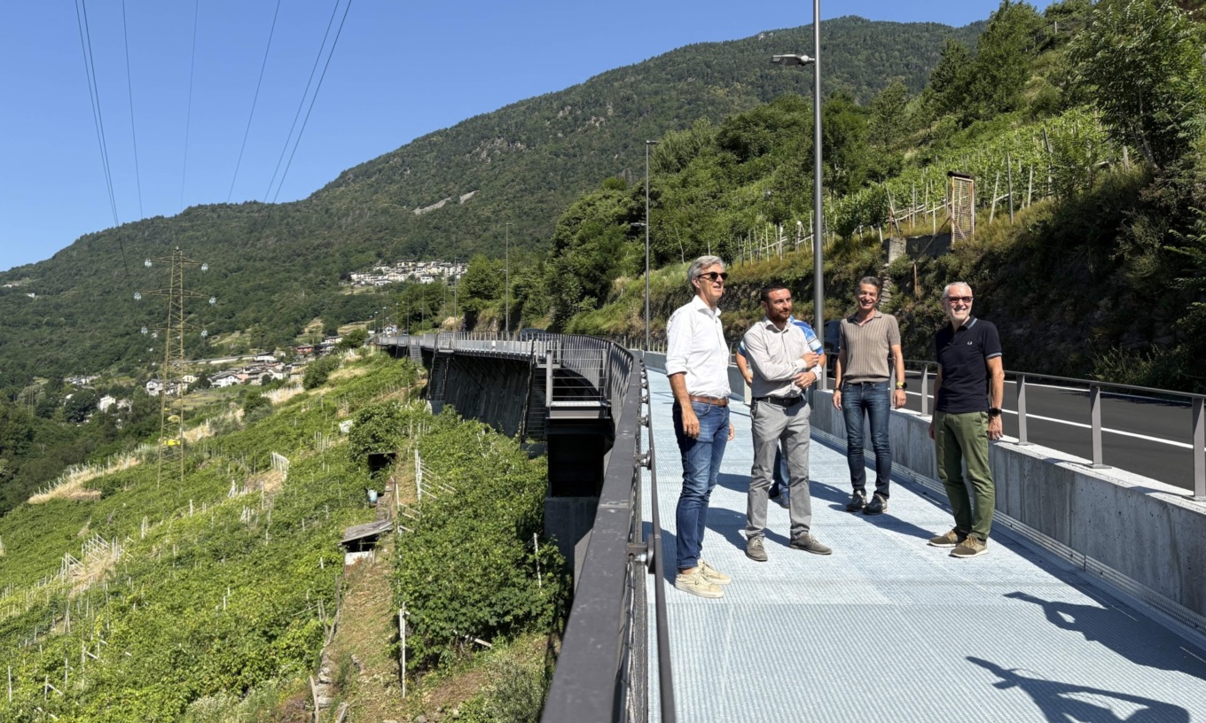 Sondrio ciclopedonale inaugurazione Ponchiera