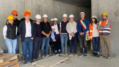 Fontana e Sertori Regione Lombardia a Livigno in vista ai cantieri delle Olimpiadi Invernali Milano Cortina 2026