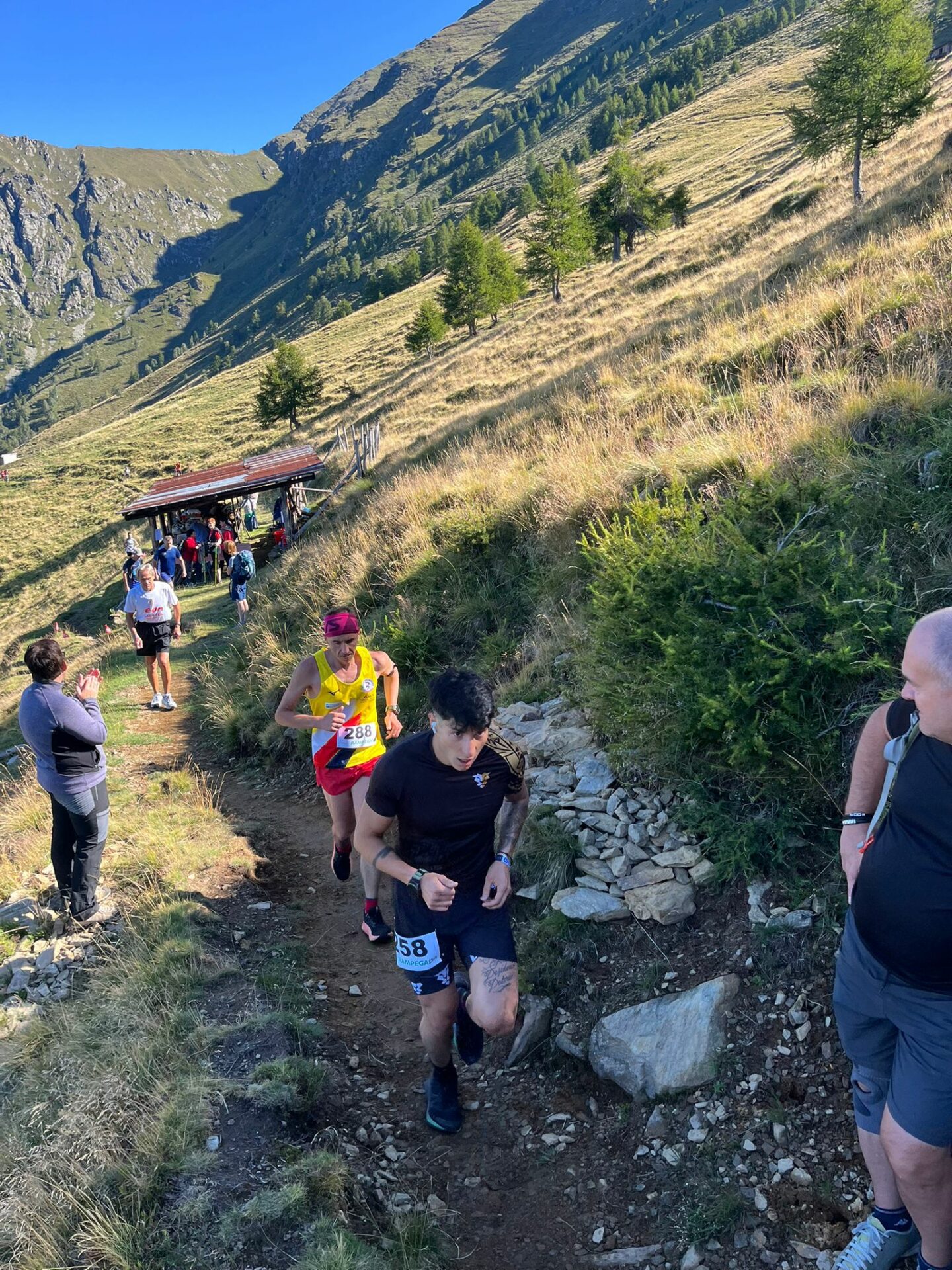 Monento gara campionato regionale 2025 di corsa in montagna CSI