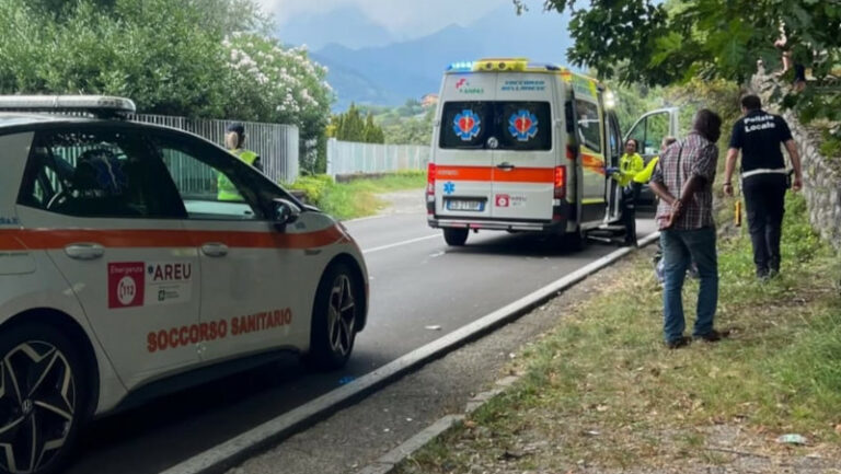 Incidente dorio moto auto SP72