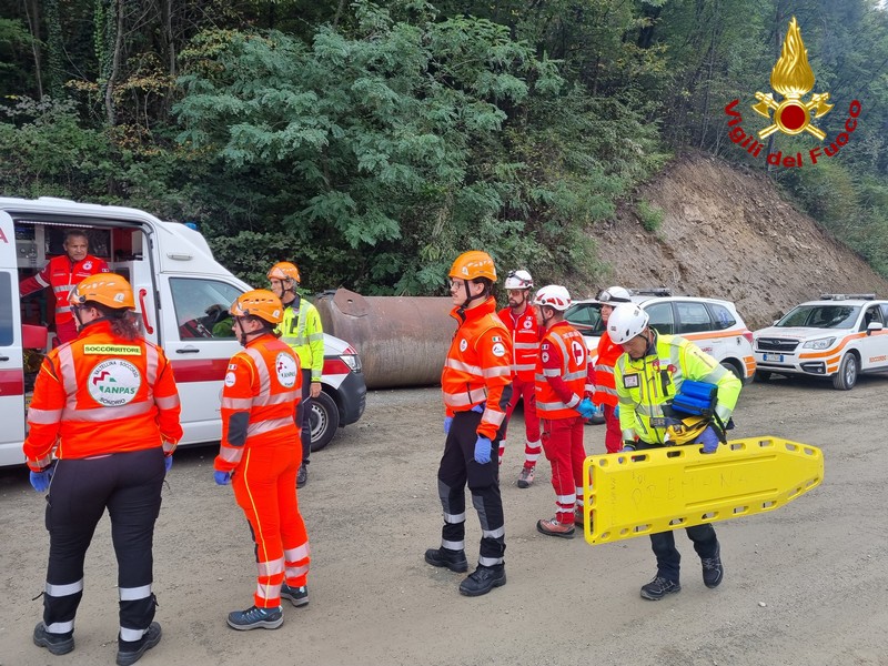 Tirano vigili del fuoco esercitazione 
