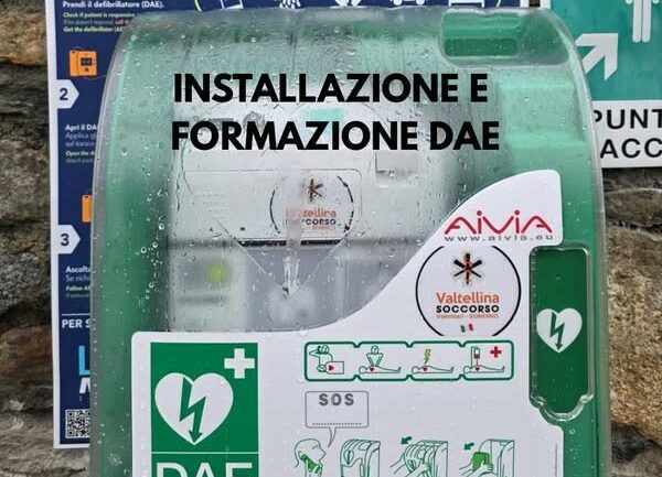 Defibrillatori dae parco orobie valtellinesi