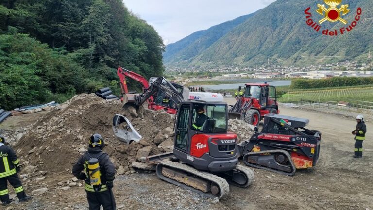 Tirano vigili del fuoco esercitazione