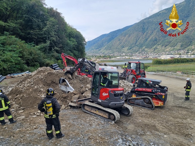 Tirano vigili del fuoco esercitazione