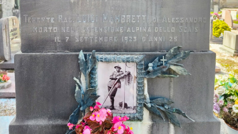 Luigi Mambretti tenente Delebio