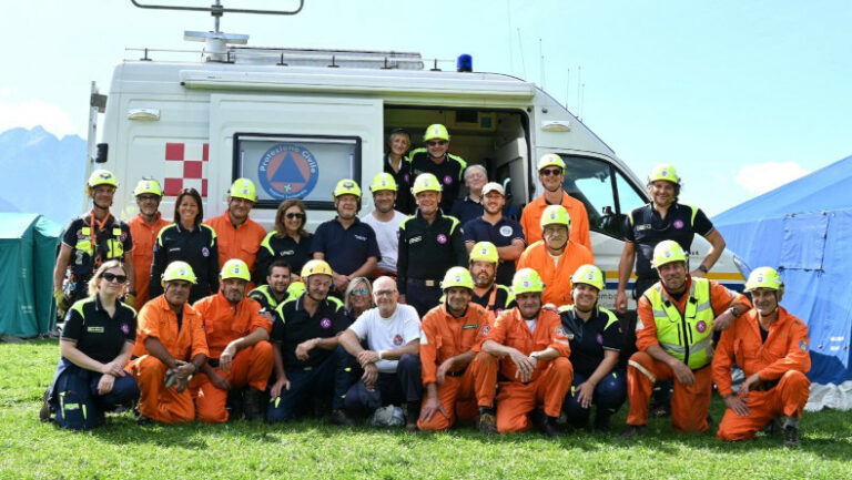 Protezione civile esercitazione Sondrio