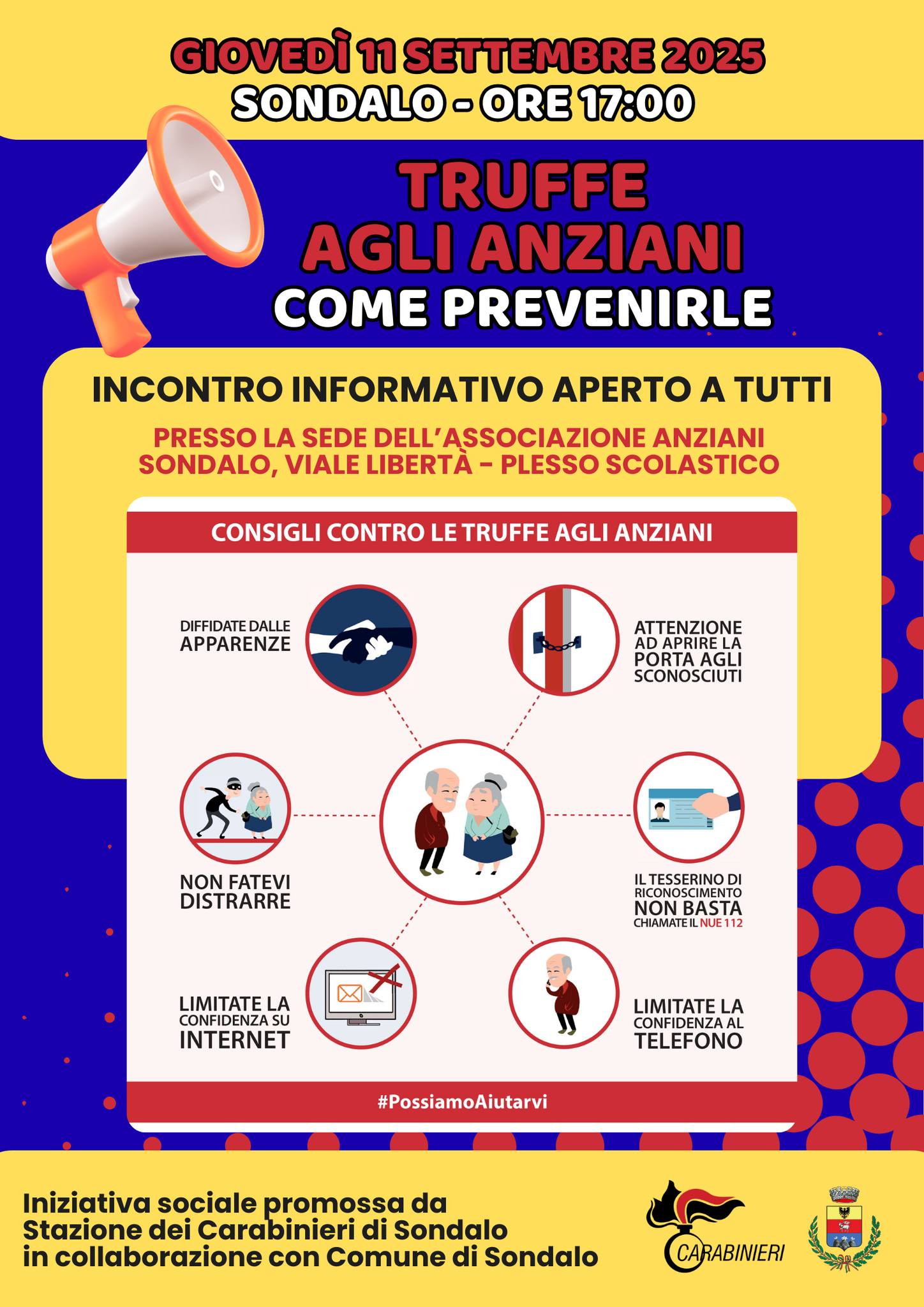 Truffe anziani Sondalo