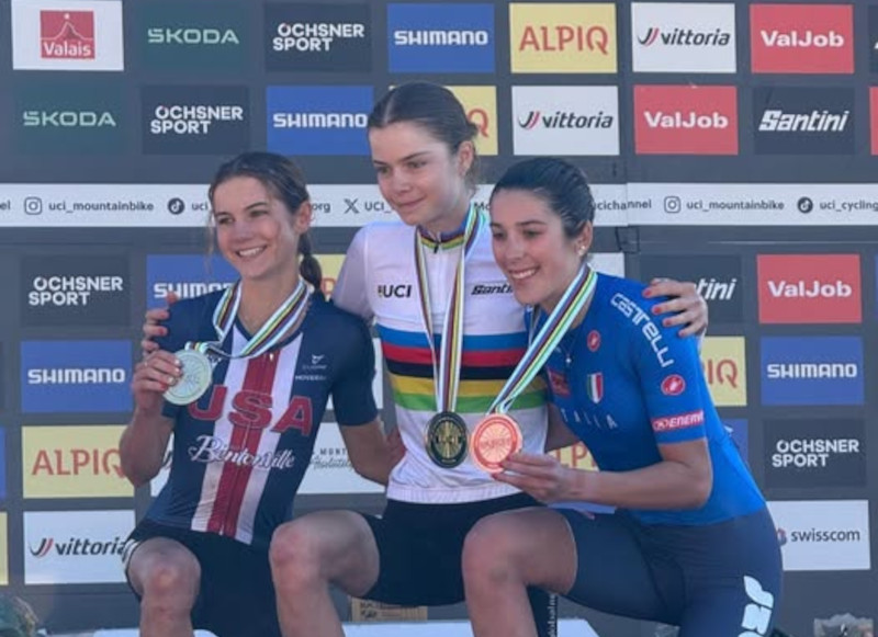 Valentina Corvi bronzo U23 Mondiali MTB Crans Montana